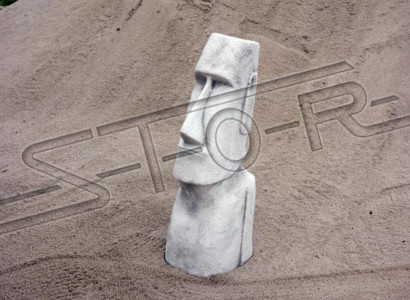 Moai Statue Skulptur Figur Designer Garten Terrasen Deko Skulpturen